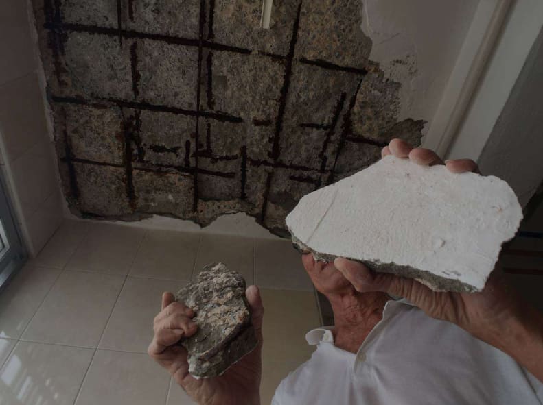 spalling concrete ceiling repairs