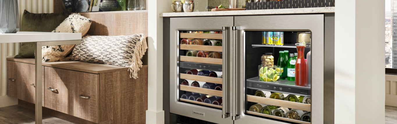 under-counter bar fridge