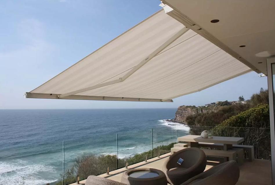 Outdoor fixed awnings